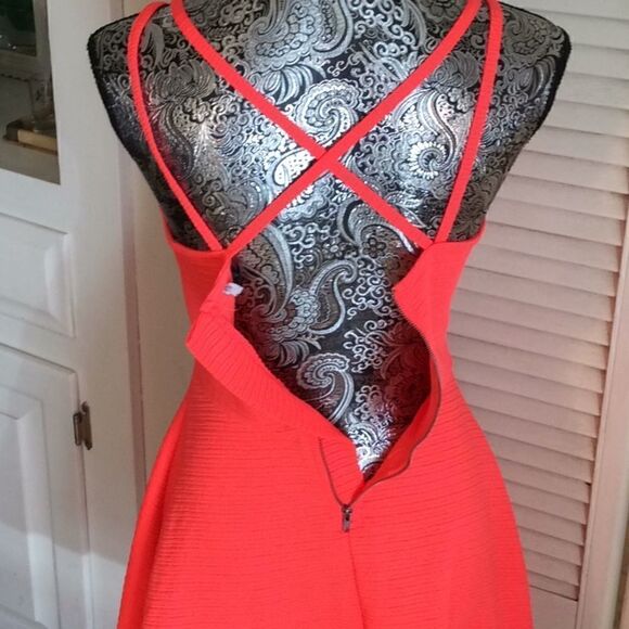 Superdry Neon Pink Poly Fit & Flare Fun Dress XS 2 - Picture 11 of 17